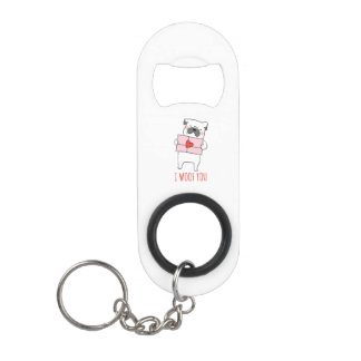 "I Love You Key Ring & Bottle Opener