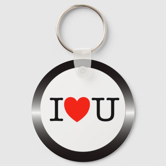 I Love You keychain (Front)