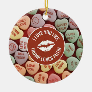 I LOVE YOU LIKE... CERAMIC TREE DECORATION