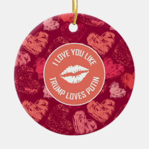 I LOVE YOU LIKE... CERAMIC TREE DECORATION