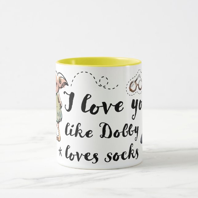 I Love You Like Dobby Loves Socks Mug (Center)