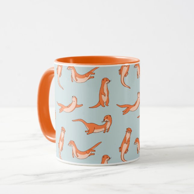 I love You Like No Otter Mug (Front Left)