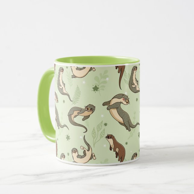 I love You Like No Otter Mug (Front Left)