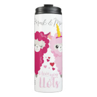 I Love You Llots Llama Customised Gift Him Her    