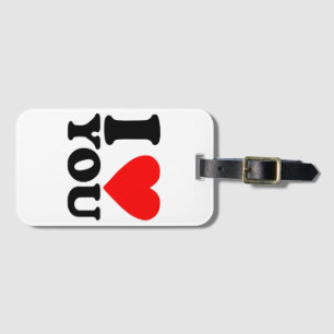 I Love You Luggage Tag