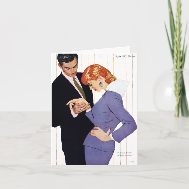 I Love You, Mama Girl Card (Front)