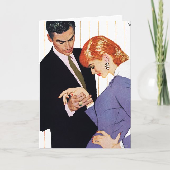 I Love You, Mama Girl Card (Front)