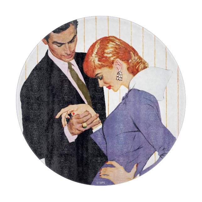 I Love You, Mama Girl Cutting Board (Front)