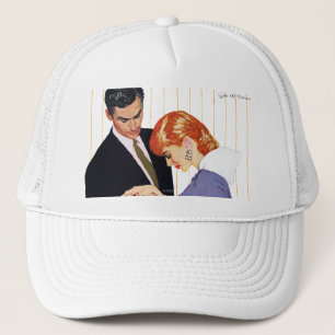 I Love You, Mama Girl Trucker Hat