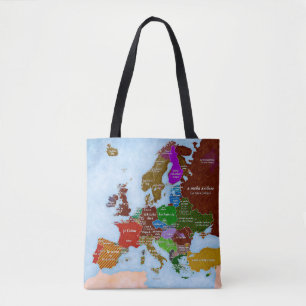 I Love You Map Bag