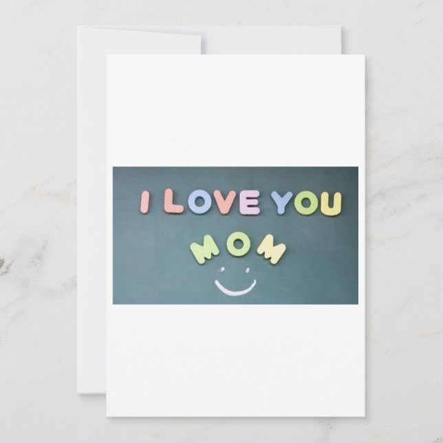 I love you MoM Invitation (Front)