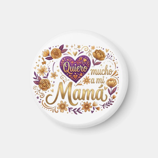I love you, Mom Magnet (Front)