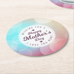 I Love You Mom Mother's Day   Coaster