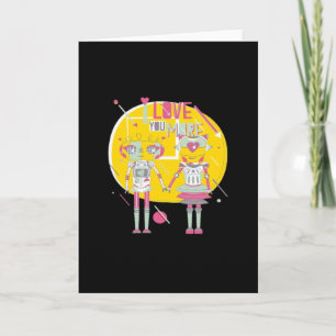 I Love You More Modern Aesthetic  Card