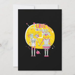 I Love You More Modern Aesthetic  Holiday Card