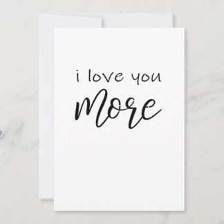 I Love You More Say It All The Time Smiling Love Q Holiday Card