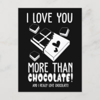 I Love You More Than Chocolate in White