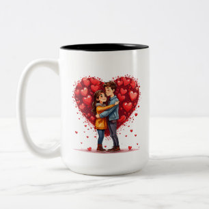 I love you more than I have ever found a way Two-Tone Coffee Mug