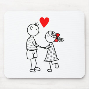 I LOVE YOU MOUSE PAD