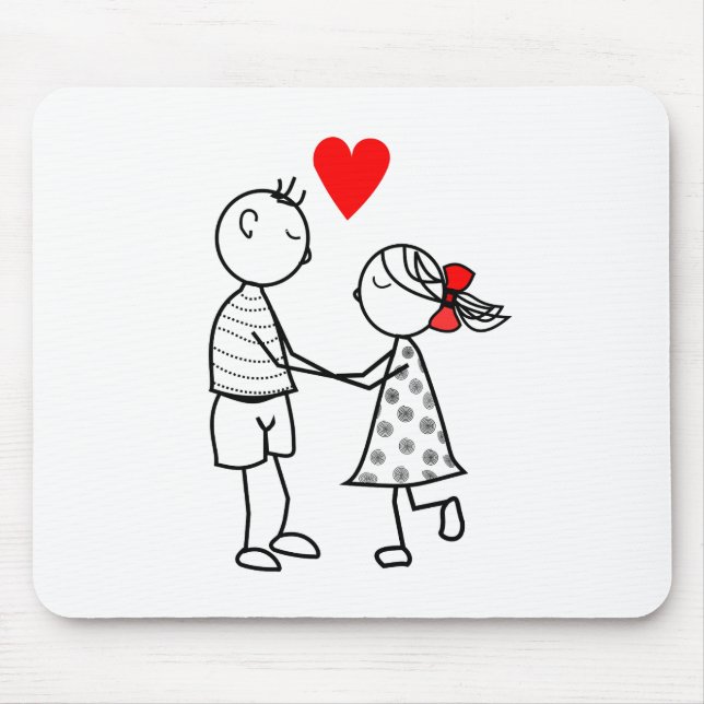 I LOVE YOU MOUSE PAD (Front)