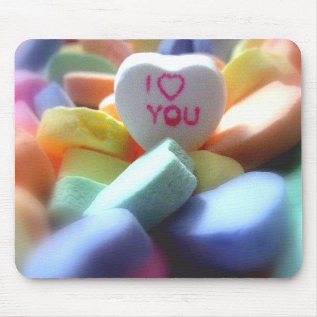 I Love You Mouse Pad (Front)