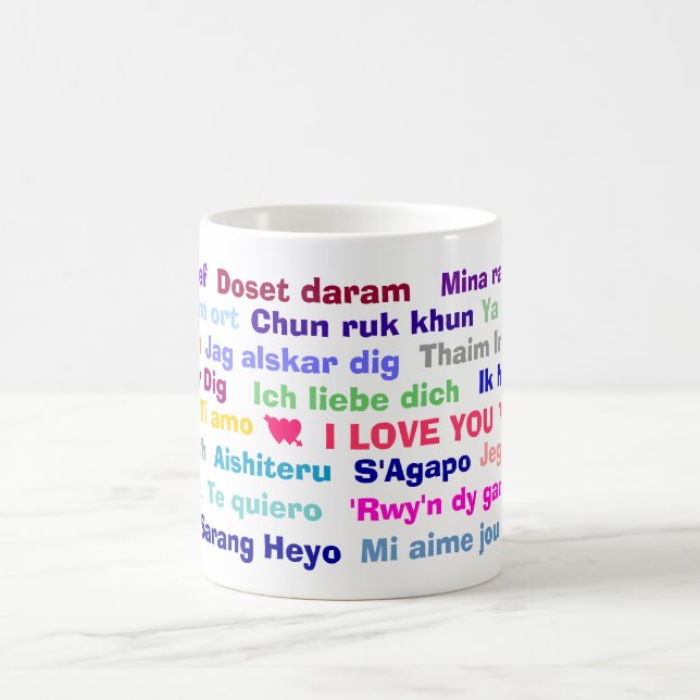 I Love You Mug (Center)