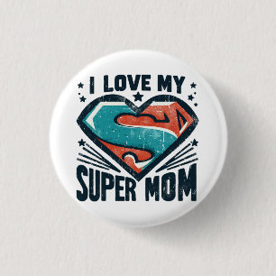 I Love You Mum 3 Cm Round Badge