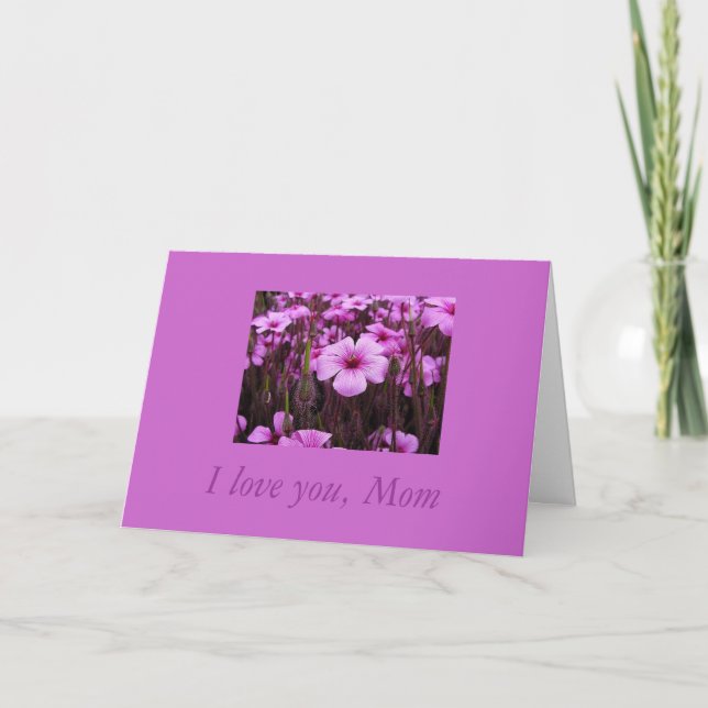 I Love You, Mum Card (Front)