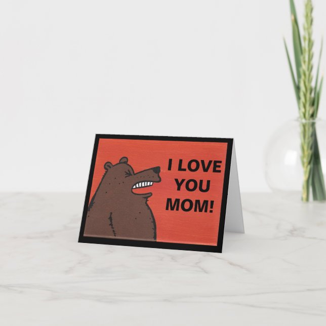 I love you mum card (Front)