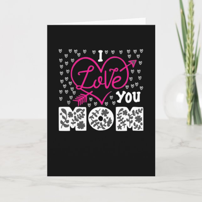I love you Mum Card (Front)