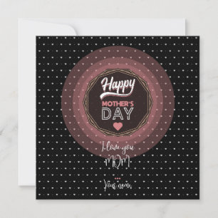I love you mum card