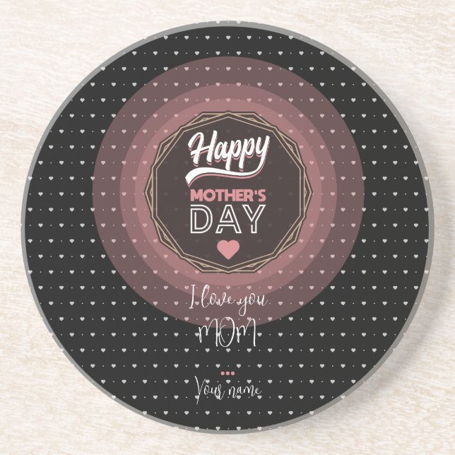 I love you mum coaster (Front)