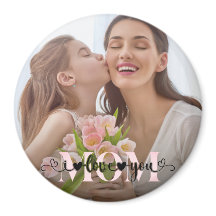 I Love You Mum Cute Custom Photo