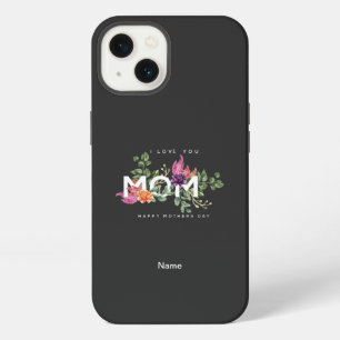 I Love You Mum Floral Design iPhone 13 Case