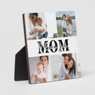 I Love You Mum Four Photo Keepsake Gift Plaque