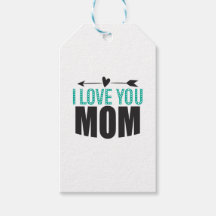 I Love You Mum Gift Tag