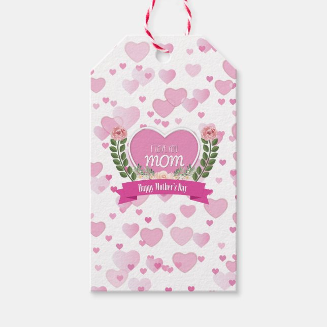 I Love You Mum - Gift Tag (Front)