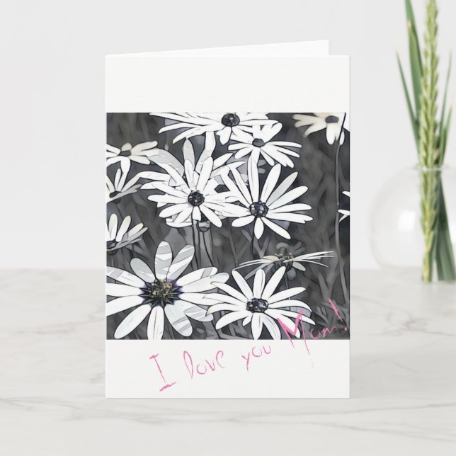 I love you Mum Greeting Card (Front)