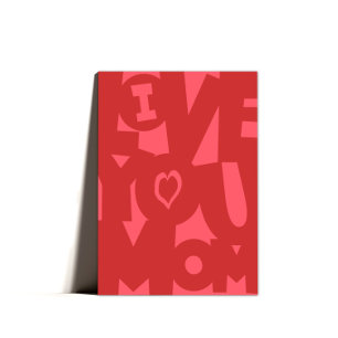 I Love You Mum Happy Mothers Day Humour Holiday Card