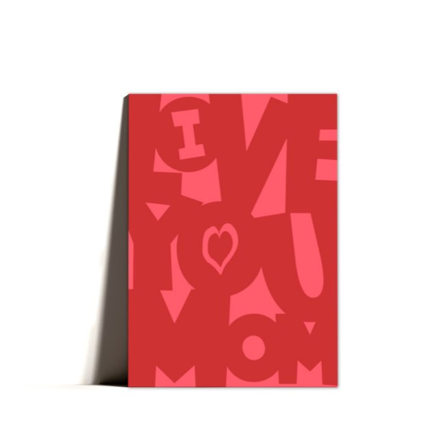 I Love You Mum Happy Mothers Day Humour  Holiday Card (Creator Uploaded)
