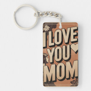 i love you mum key ring