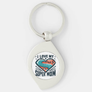 I Love You Mum Key Ring