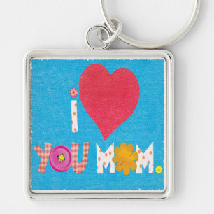 i love you mum keychain