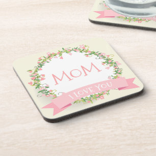 I Love You Mum Mother's Day   Coaster