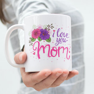 I Love You Mum Mother's Day Coffee Mug