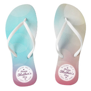 I Love You Mum Mother's Day   Flip Flops