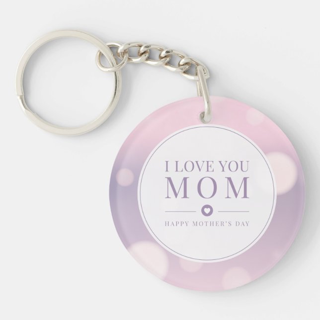 I Love You Mum Mother's Day | Keychain (Front)