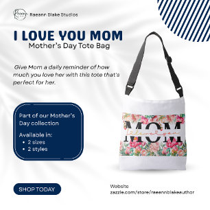 "I Love You Mum" Mother's Day Tote