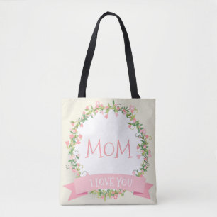 I Love You Mum Mother's Day Tote Bag