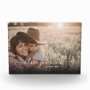 I Love You Mum Photo Block